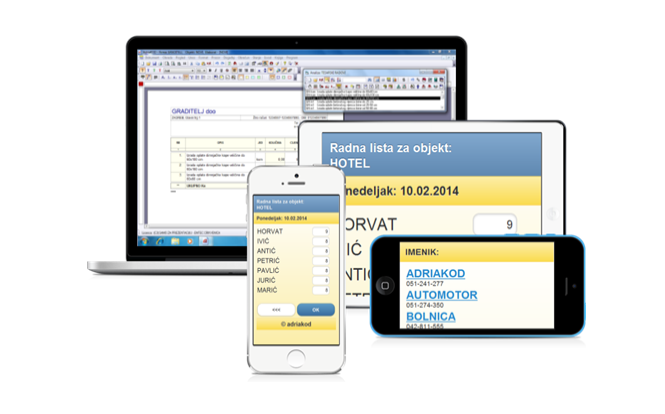 adriakod software sada i na gadgetima